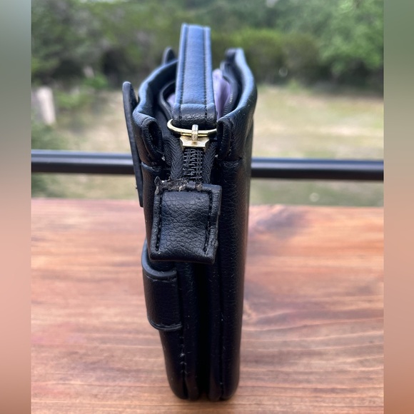 EUC Betsey Johnson Peek-A-Boo Black Cat Pouch/Wristlet - Picture 9 of 13